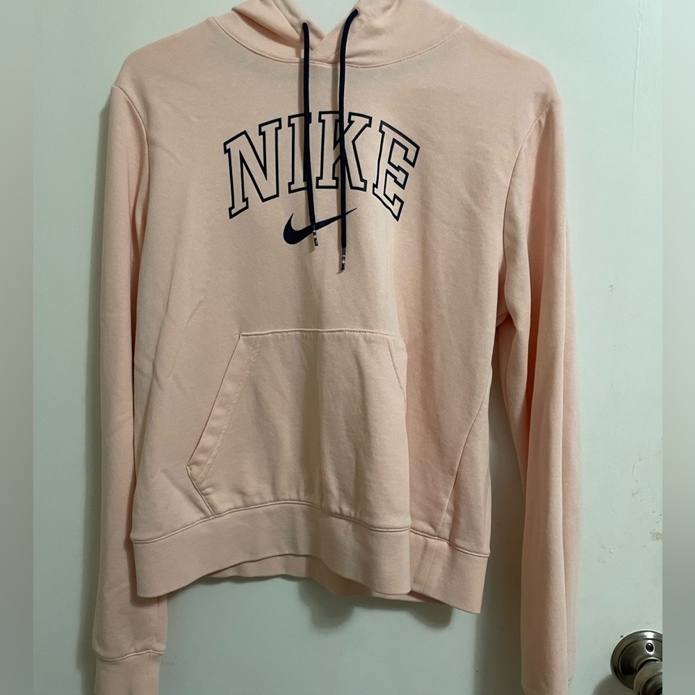 Nike light pink hoodie size small